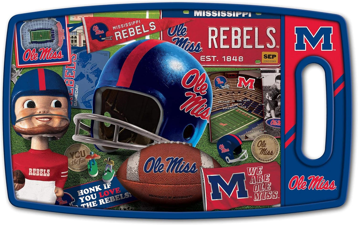 NCAA Retro Series Cutting Board - Colors B