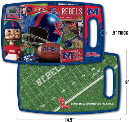 NCAA Retro Series Cutting Board - Colors B
