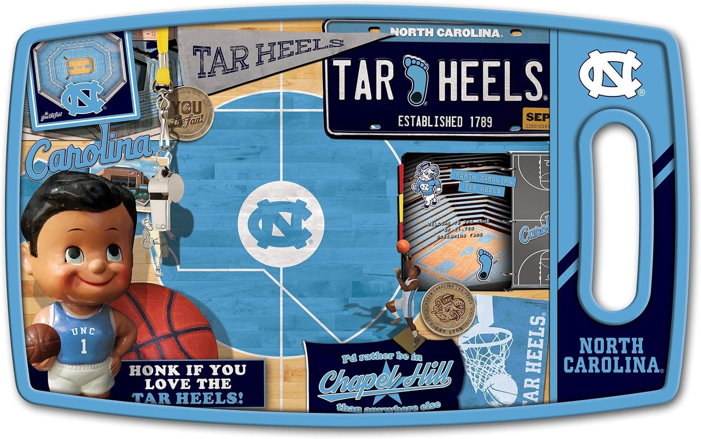 NCAA Retro Series Cutting Board - Colors B