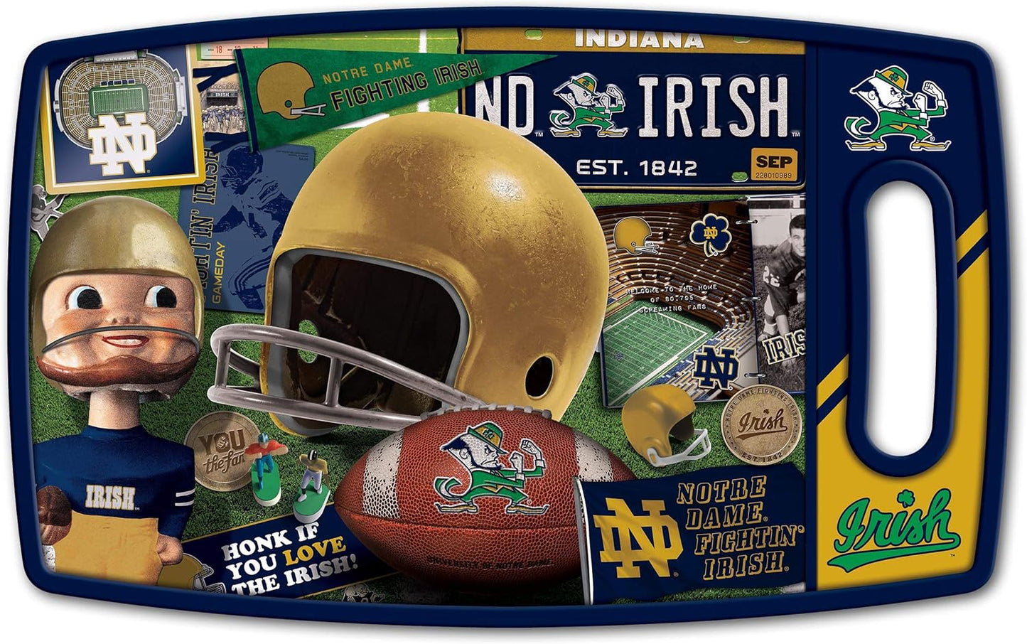 NCAA Retro Series Cutting Board - Colors B