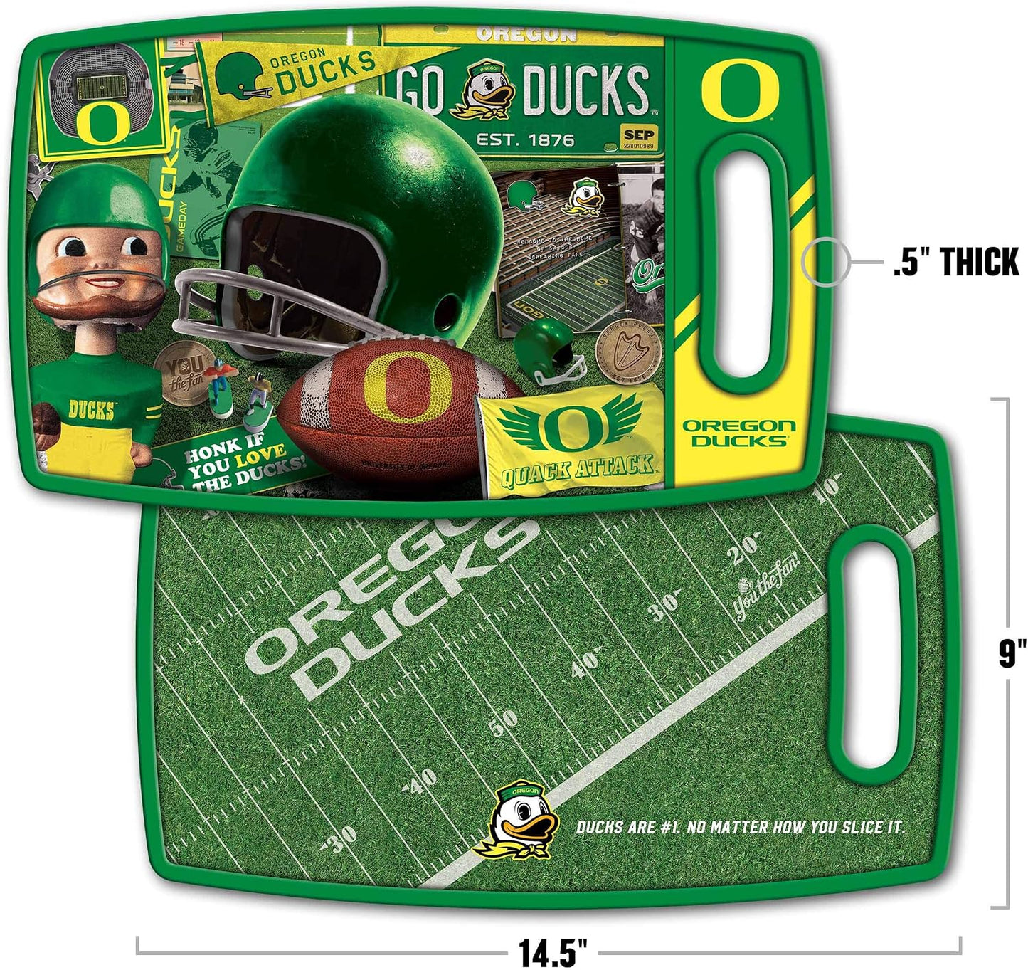 NCAA Retro Series Cutting Board - Colors B