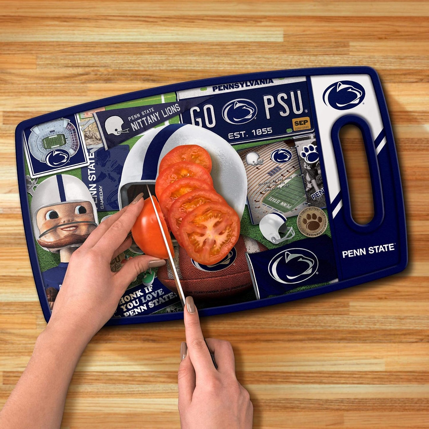 NCAA Retro Series Cutting Board - Colors B