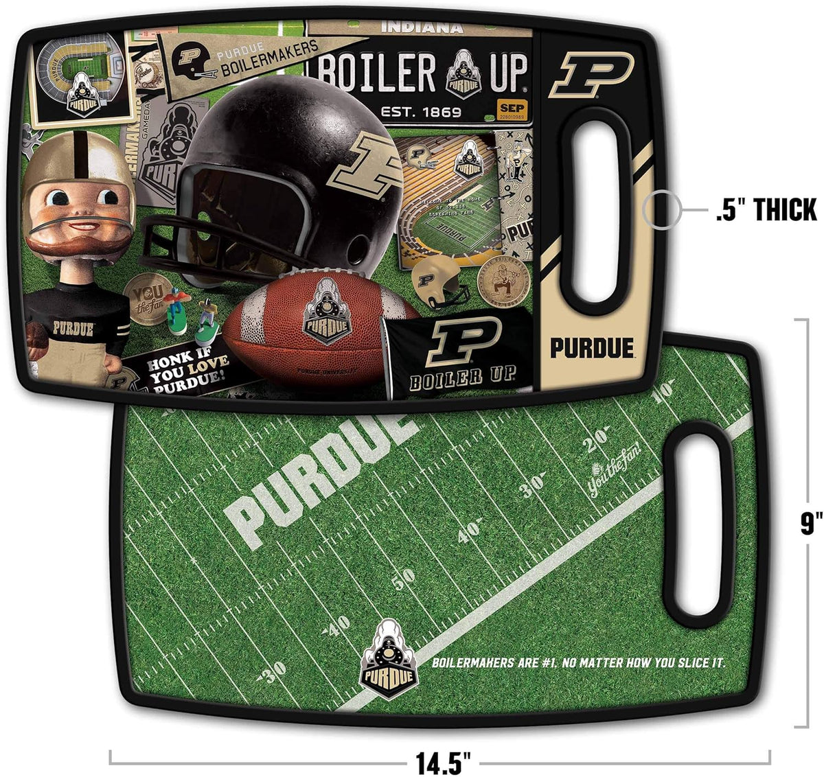 NCAA Retro Series Cutting Board - Colors B