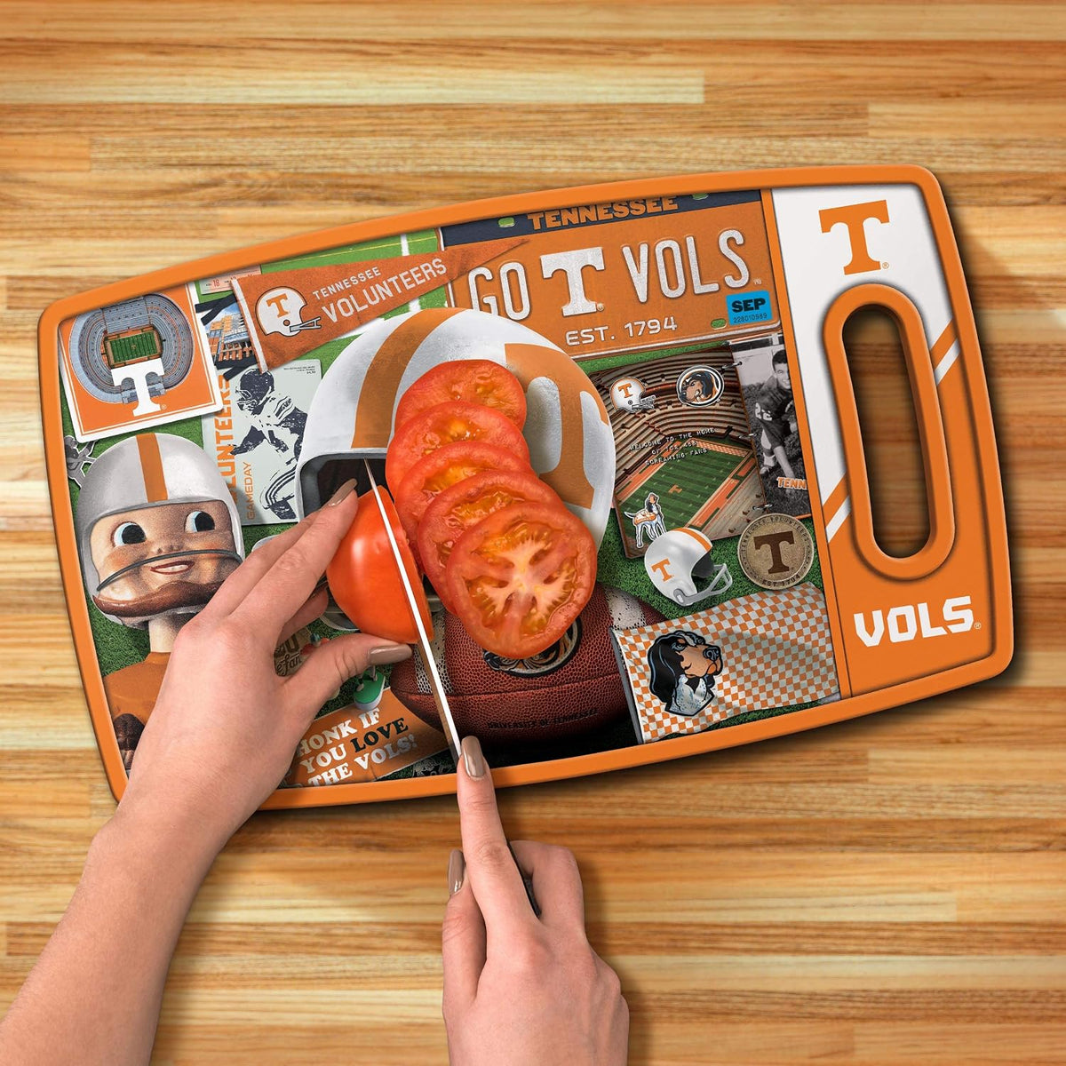 NCAA Retro Series Cutting Board - Colors B