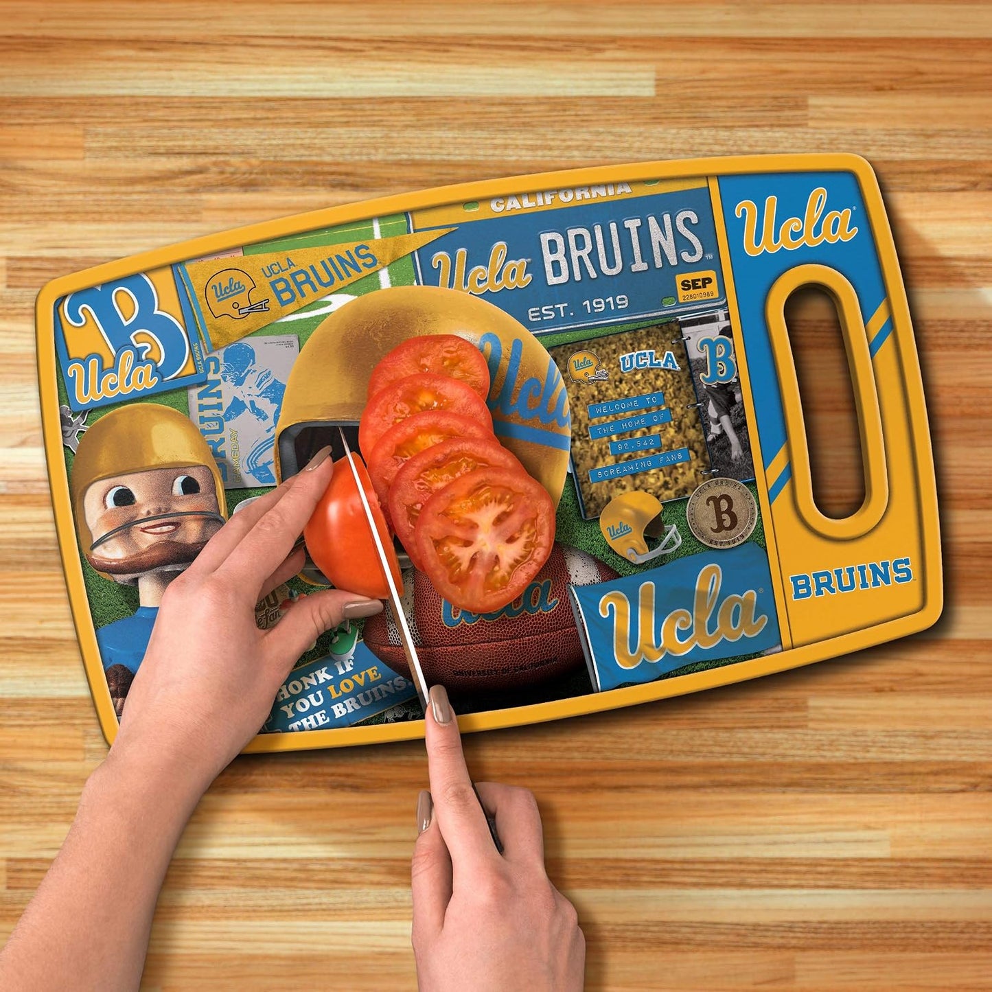 NCAA Retro Series Cutting Board - Colors B