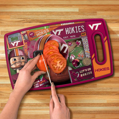 NCAA Retro Series Cutting Board - Colors B