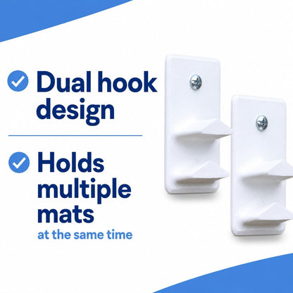 Cutting Mat Hangers with Double Hooks 3-Pack, Storage Holders, Wall Storage Organizer Compatible with Cricut Explore One/Air/Air 2/Maker Cutting Mats