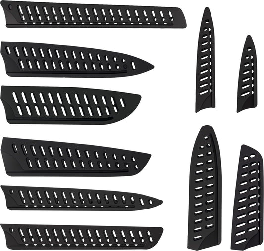 10PCS Paring Knife Sheath Set, Knife Covers or Sleeves Protector for Kitchen for 10" 8" 7" 6" 5" 3.5" Utility Carving Chef Bread Utility Paring Knife