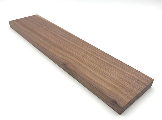 Walnut Hardwood Board 4" x 0.75" x 12" – Premium S4S Surfaced Four Sides – Craft Wood for DIY, Woodworking, Turning, Carving, CNC, Small Projects – Clear, Straight-Grain Eastern Walnut
