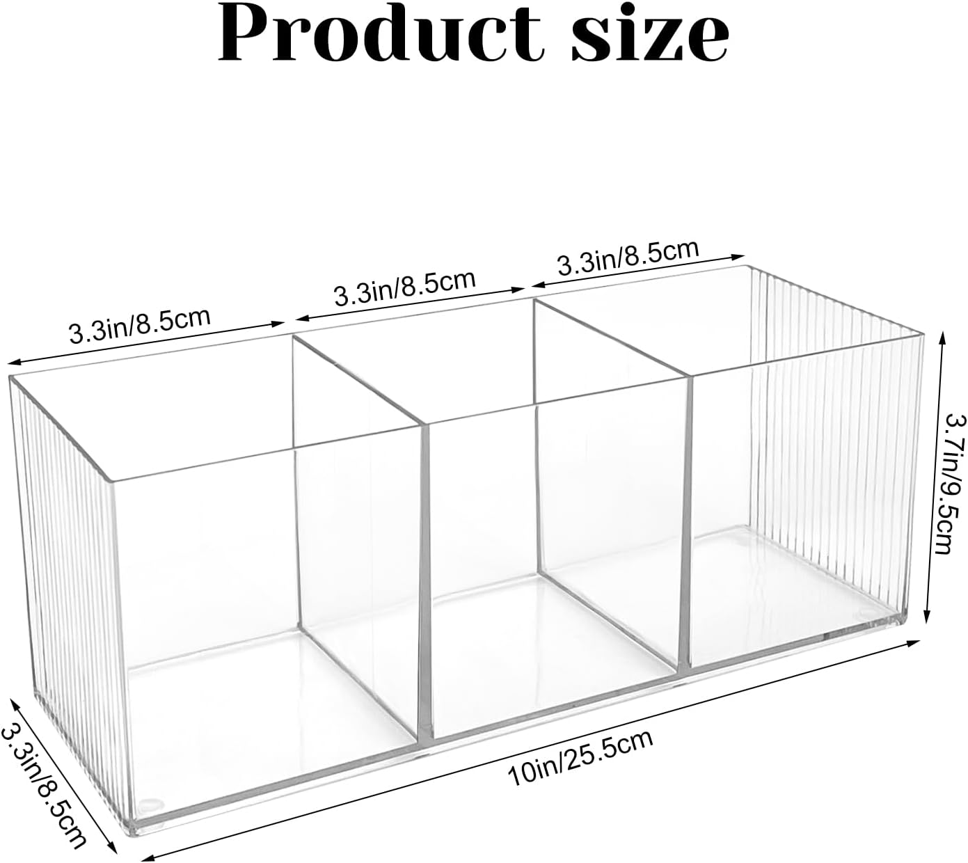 Large Cutlery Storage Organizer, Plastic Cutlery Utensil Holder Storage Organizer Caddy for Kitchen Countertop Organization, Holds Fork, Knife, Spoon, Silverware Tableware Storage Box