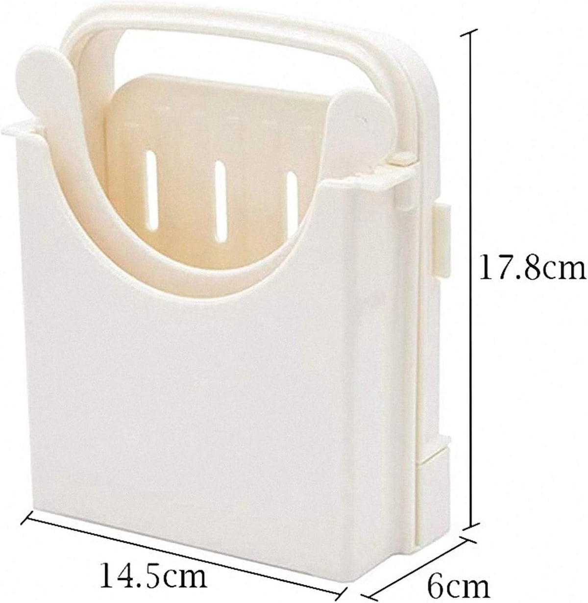 Bread Slicer Toast Cutting Adjustable Roast Loaf Slicer Cutter Foldable Compact Toast Slicing Machine Plastic Bread Slicer for Homemade Bread Foldable Kitchen Baking Tools, Upgrated