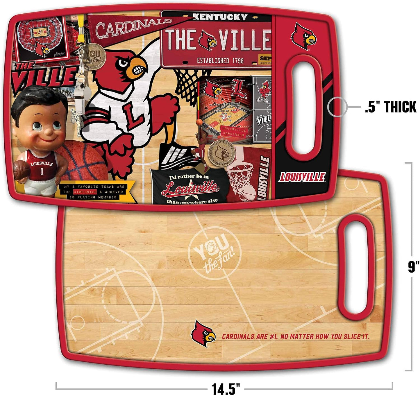 NCAA Retro Series Cutting Board - Colors B