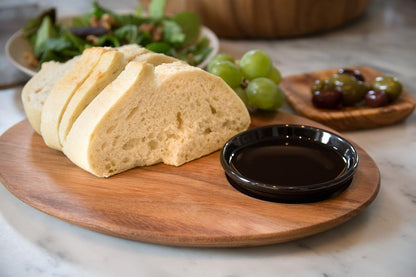Gourmet 28330 Local 338 Bagel Miter, Acacia Wood, 7 x 5.5 x 2.5 inches