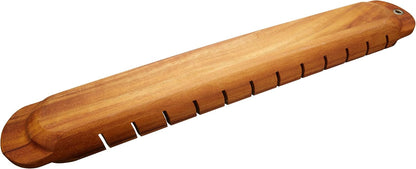 Gourmet 28330 Local 338 Bagel Miter, Acacia Wood, 7 x 5.5 x 2.5 inches