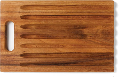 Gourmet 28330 Local 338 Bagel Miter, Acacia Wood, 7 x 5.5 x 2.5 inches