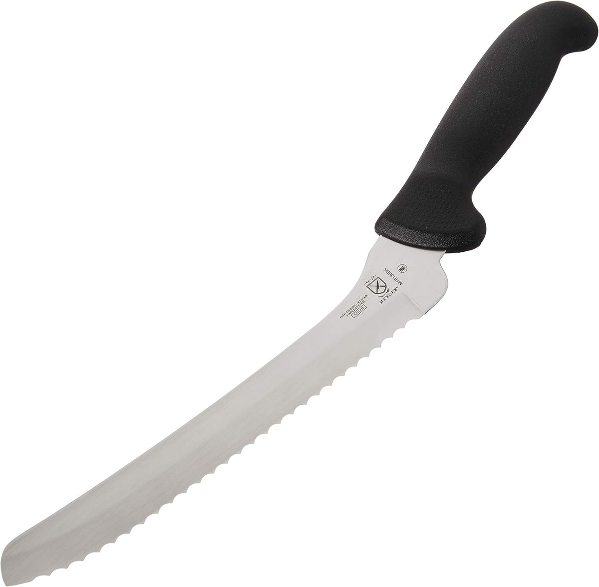 M18135BK Serrated Bread Knife, 8 Inch, Black