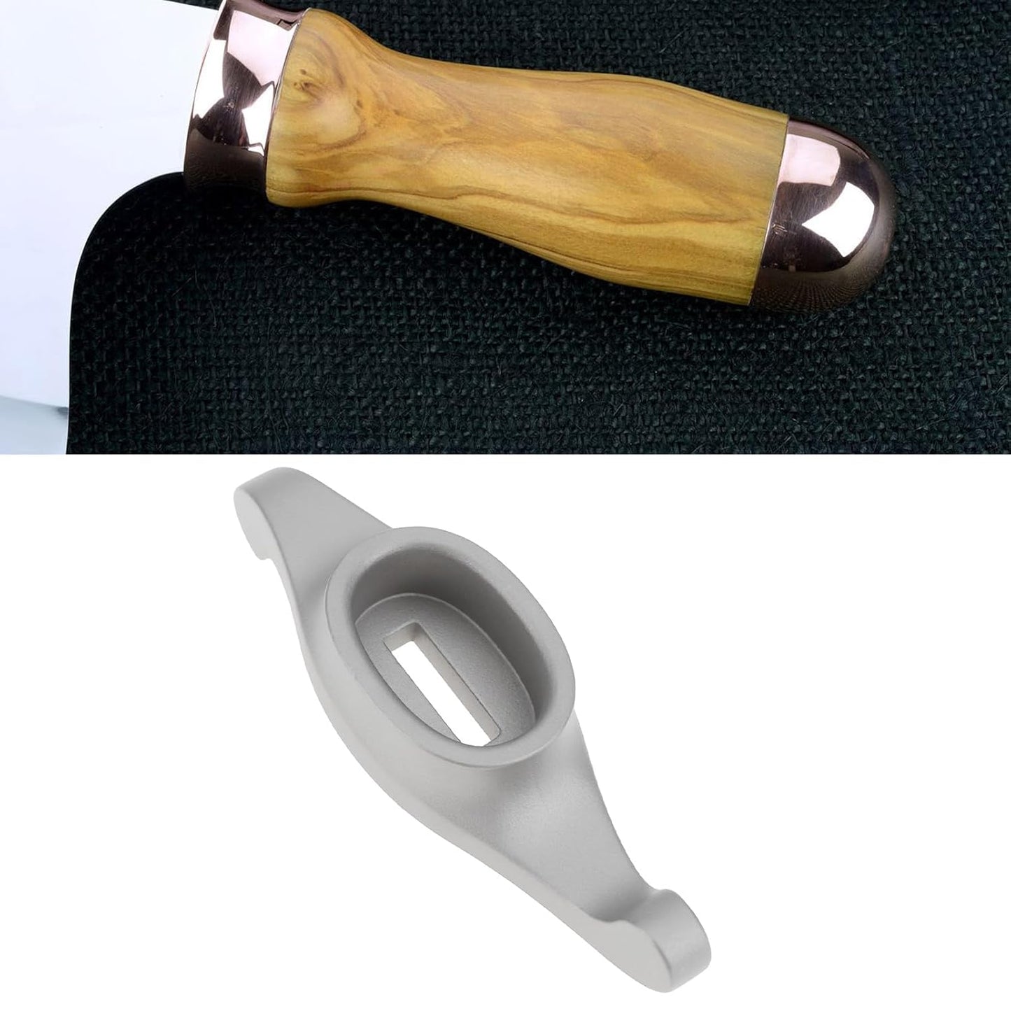 Stainless Steel Finger Guard Bolster DIY Handle for Kn-ives Making