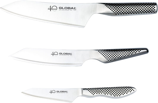 Global 40th Anniversary 3 Piece Knife Set