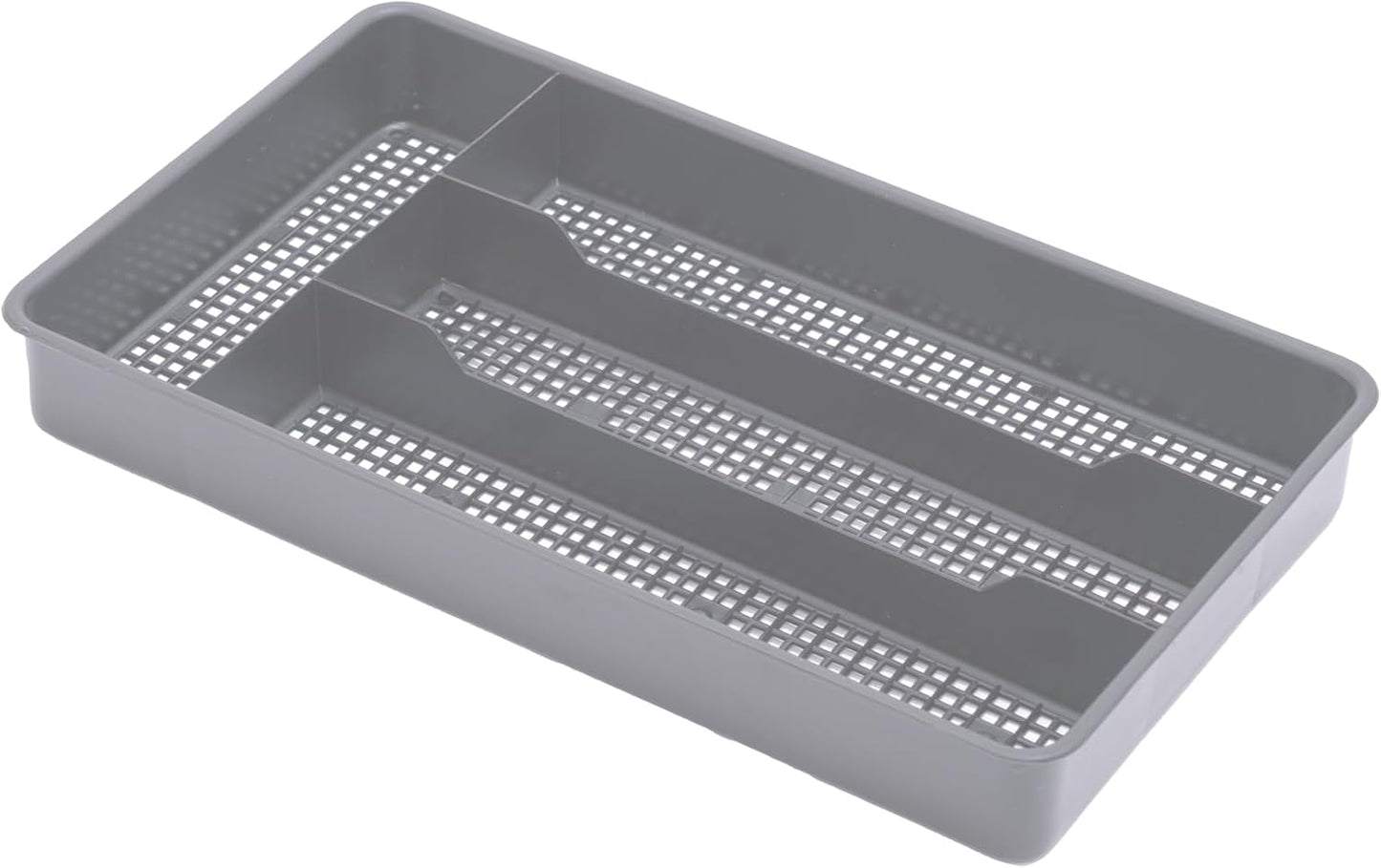 Small Utensil Silverware Kitchen Drawer Organizer, Clear
