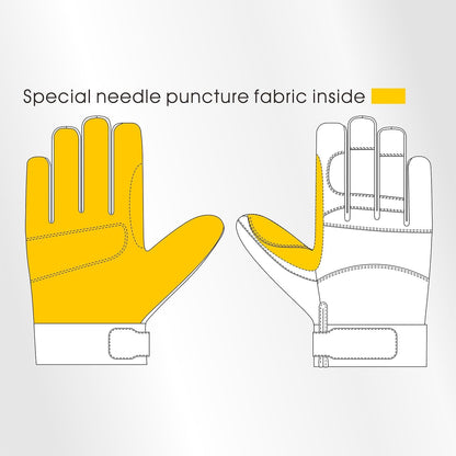 Needle Puncture & Thorn Proof Gloves | Level 3 Needlestick Resistant, A9 Cut Resistant Gloves