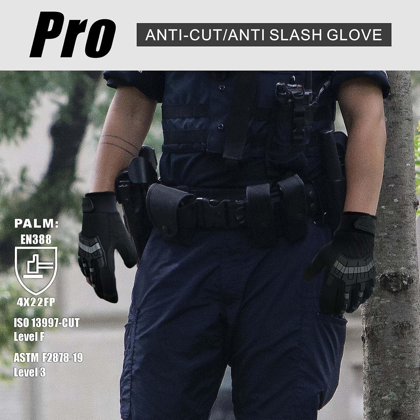 Needle Puncture & Thorn Proof Gloves | Level 3 Needlestick Resistant, A9 Cut Resistant Gloves
