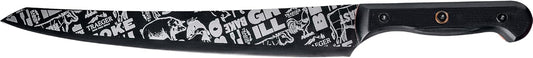 Traeger Grills BBQ Slicing Knife – Long Rigid German X50 Stainless Steel Blade for Clean, Precise Cuts on Brisket & Large Meat, Rust-Resistant & Ultra-Sharp - Made in partnership with Messermeister