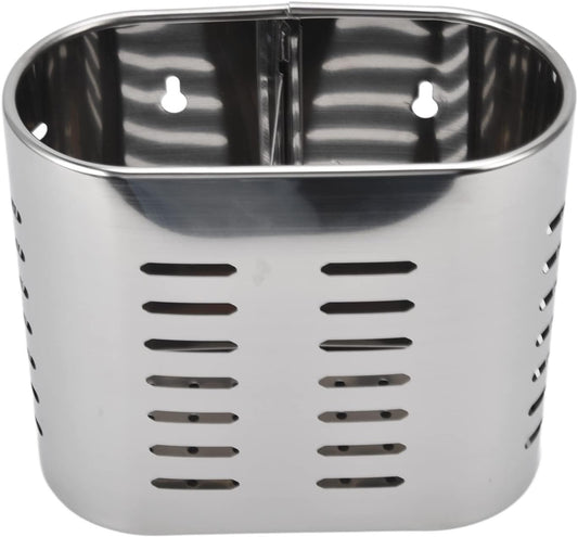 Household Wall Mount Utensil Drying Racks,Cooking Utensil Holder Flatware Hanging Organizer Drying Racks with Hollow Design for Spoons Knives Forks Chopsticks