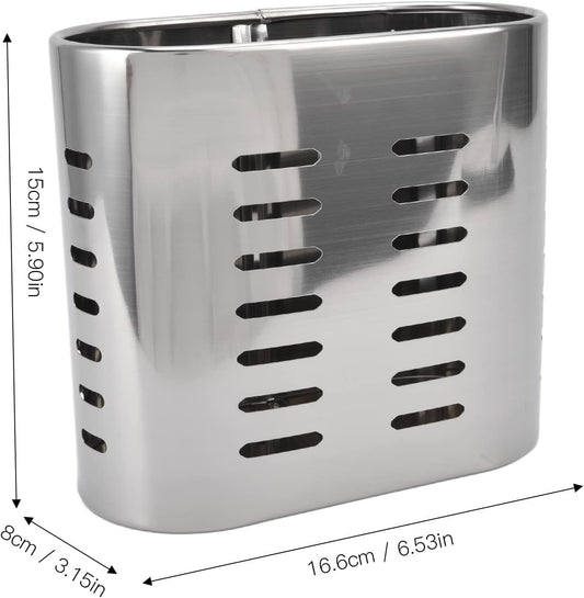 Household Wall Mount Utensil Drying Racks,Cooking Utensil Holder Flatware Hanging Organizer Drying Racks with Hollow Design for Spoons Knives Forks Chopsticks