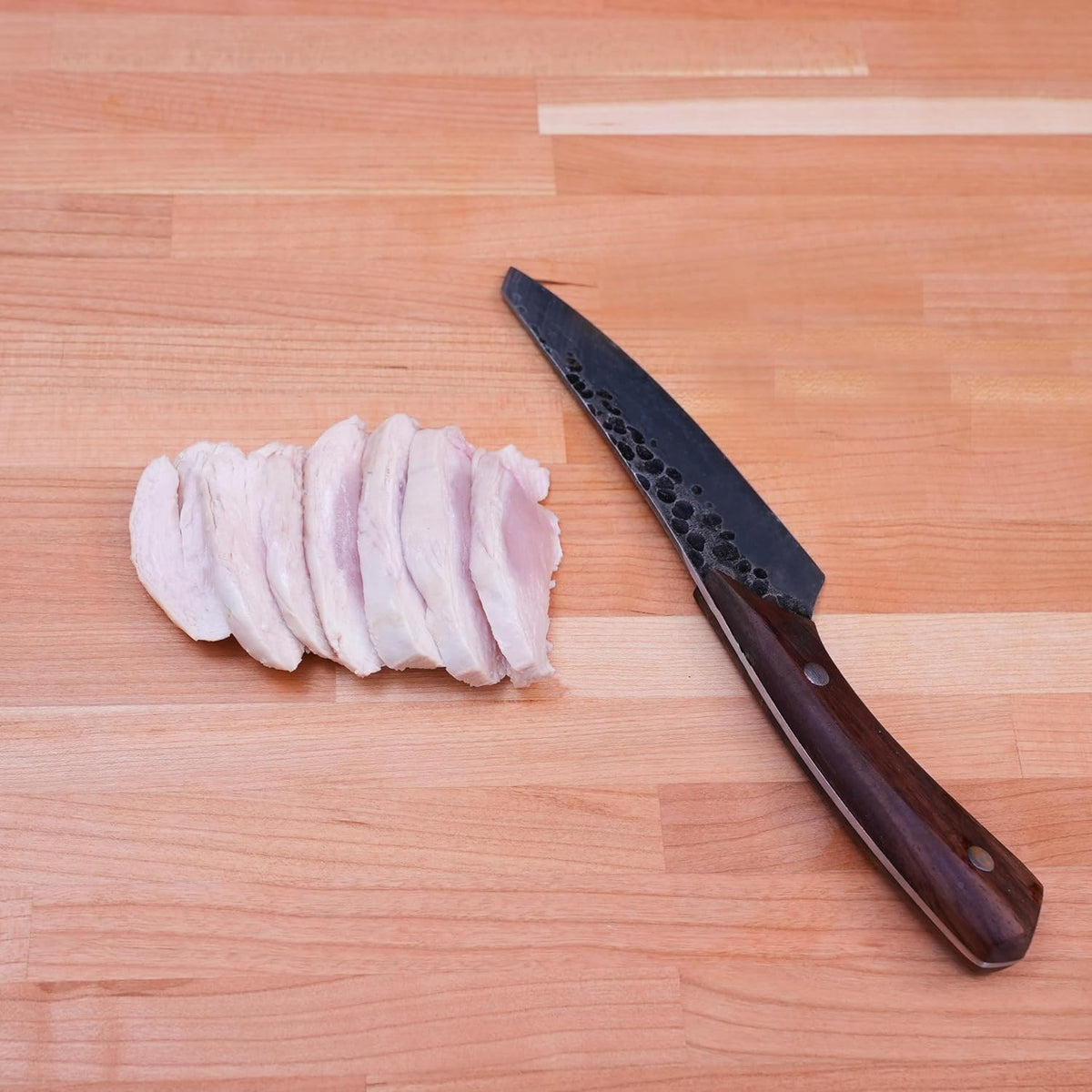 Butcher Block Counter Top, USA Grown Cherry Solid Hardwood Countertop, Wood Slabs for Kitchen, Reversible, Both Side Polished, Prefinished with Food-safe Oil, 1.5" Thickness, 18" L x 25" W