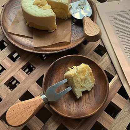 Cheese Knife Set,16pcs-set Cheese Knives with Wood Handle Steel Stainless for Charcuterie Board Accessories