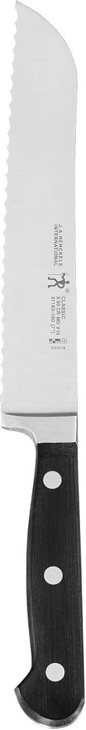 Modernist Razor-Sharp 8-inch Bread Knife, Cake Knife, German Engineered Informed by 100+ Years of Mastery