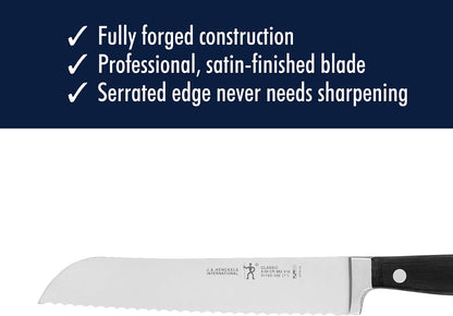 Modernist Razor-Sharp 8-inch Bread Knife, Cake Knife, German Engineered Informed by 100+ Years of Mastery