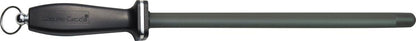 Impact Resistant Black Ceramic Finish Knife Sharpener Rod, Knife Honing Rod, knife sharpeners for kitchen knives L 11″ D 0.6”