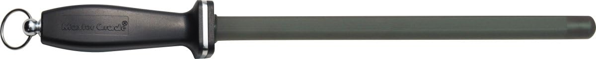 Impact Resistant Black Ceramic Finish Knife Sharpener Rod, Knife Honing Rod, knife sharpeners for kitchen knives L 11″ D 0.6”