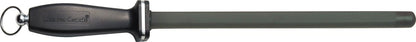 Impact Resistant Black Ceramic Finish Knife Sharpener Rod, Knife Honing Rod, knife sharpeners for kitchen knives L 11″ D 0.6”