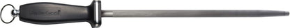 Impact Resistant Black Ceramic Finish Knife Sharpener Rod, Knife Honing Rod, knife sharpeners for kitchen knives L 11″ D 0.6”