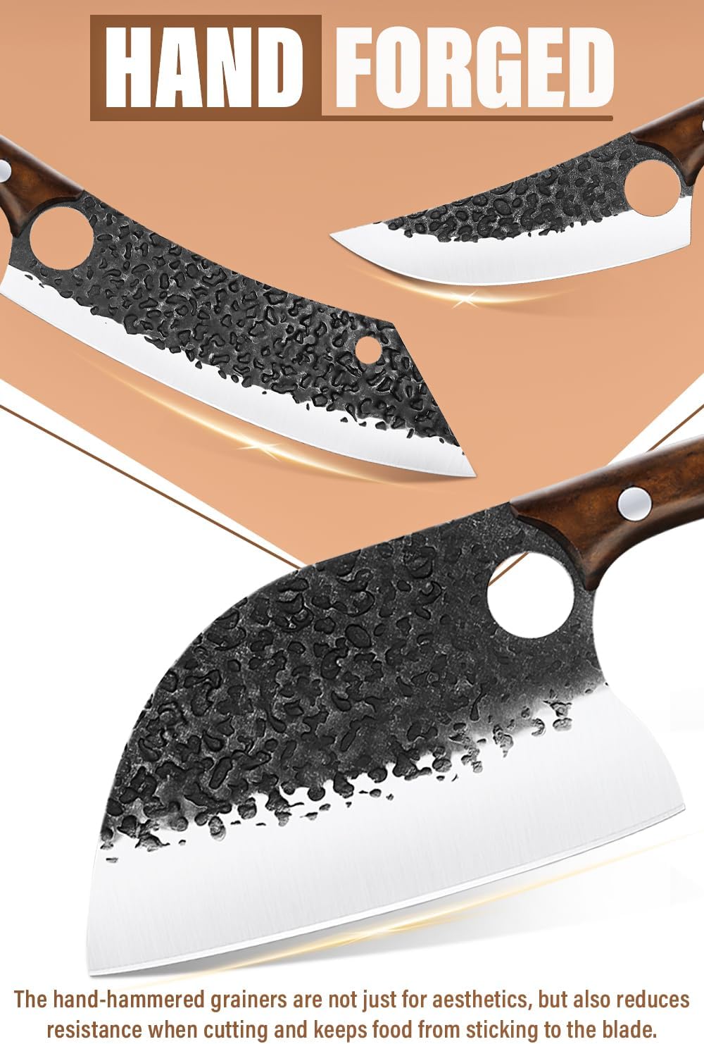 Butcher Knife Set - Chef Knife Set with Bag