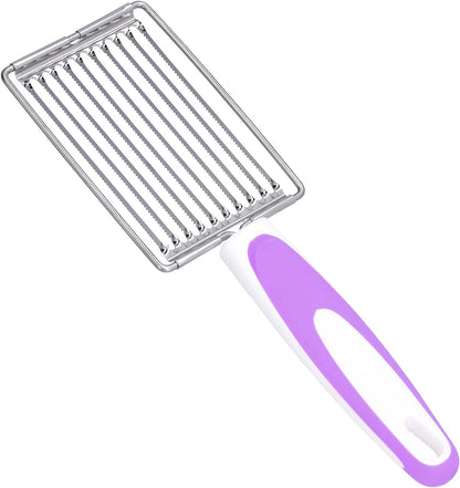 Luncheon Meat Cutter,Stainless Tomato Slicer Fruits Cutter Luncheon Meat Slicer with Handle Cheese Boiled Egg Ham Tomato Serrated Slicing Knife