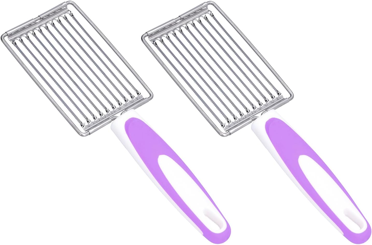 Luncheon Meat Cutter,Stainless Tomato Slicer Fruits Cutter Luncheon Meat Slicer with Handle Cheese Boiled Egg Ham Tomato Serrated Slicing Knife