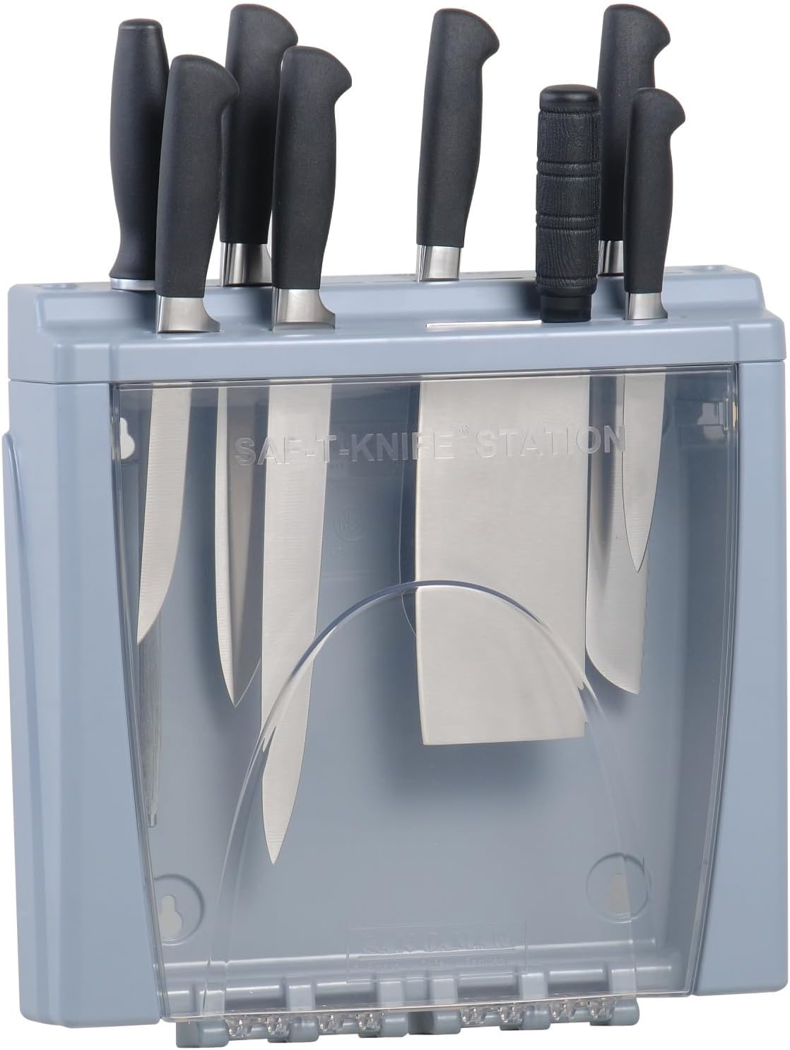 Knife Station,4 in Depth,Gray STK1008-1 Each