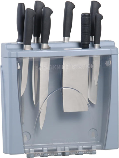 Knife Station,4 in Depth,Gray STK1008-1 Each