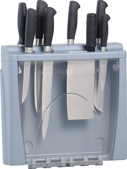 Knife Station,4 in Depth,Gray STK1008-1 Each