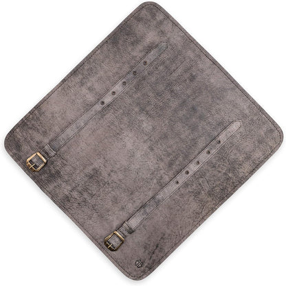 Knife Roll Bag Genuine Leather – Chef`s knife bag 7 slots – Leather Knife Case Sam