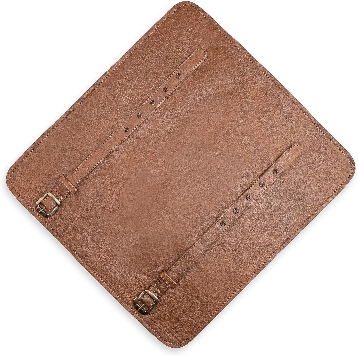 Knife Roll Bag Genuine Leather – Chef`s knife bag 7 slots – Leather Knife Case Sam