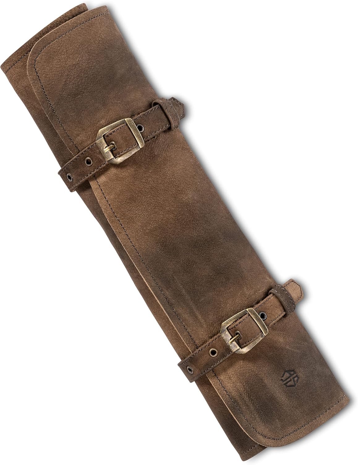 Knife Roll Bag Genuine Leather – Chef`s knife bag 7 slots – Leather Knife Case Sam