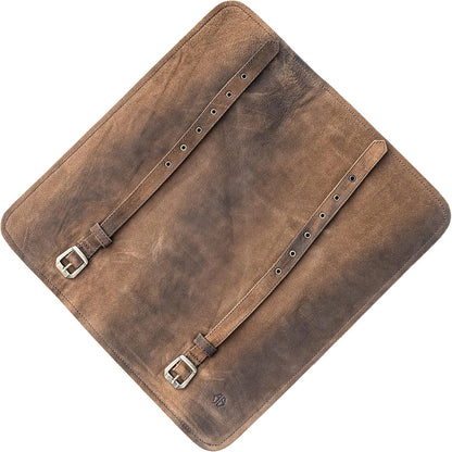 Knife Roll Bag Genuine Leather – Chef`s knife bag 7 slots – Leather Knife Case Sam