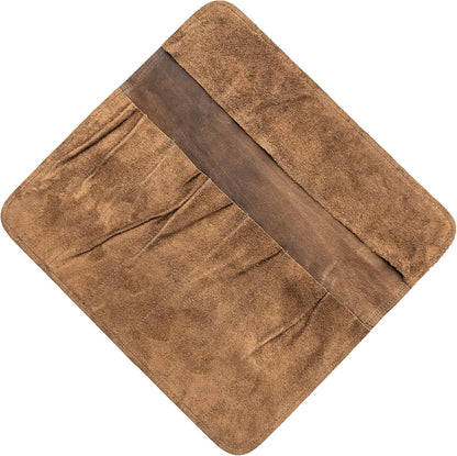 Knife Roll Bag Genuine Leather – Chef`s knife bag 7 slots – Leather Knife Case Sam
