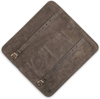 Knife Roll Bag Genuine Leather – Chef`s knife bag 7 slots – Leather Knife Case Sam