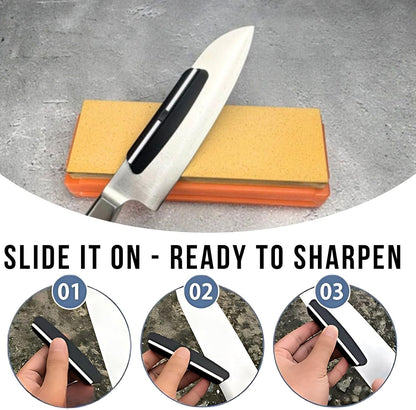 Shapton Kuromaku Whetstone Sharpening Stone Set, Japanese 1000 & 5000 Grit Knife Sharpening Stones with Knife Sharpening Angle Guide for Kitchen & Chef’s Knives