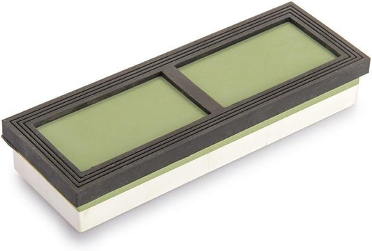 600/1500 Grit Combination Whetstone, 7-Inch Corundum Waterstone, Dual-Sided Knife Sharpening Stone Sharpener